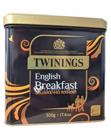 Чай TWININGS English Breakfast Tea Англійський Сніданок 500 г ж/б (070177123611)