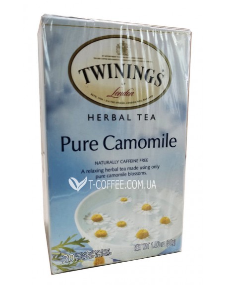 Чай TWININGS Pure Camomile Ромашка 20 х 1,5 г (070177067762)