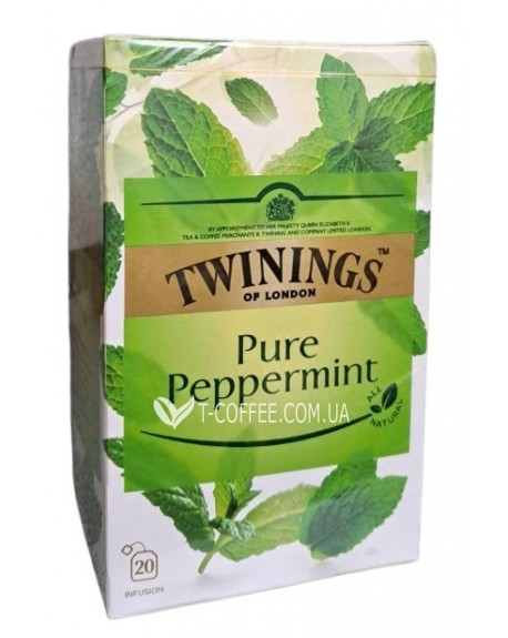 Чай TWININGS Pure Peppermint Перцева М'ята 20 х 2 г (070177177744)