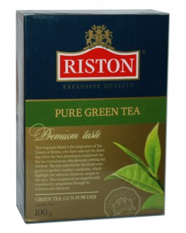 Чай RISTON Pure Green Tea GP Ганпаудер 100 г к/п (4792156002187)