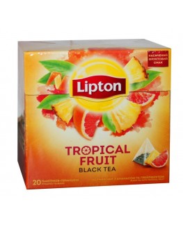 Чай LIPTON Tropical Fruit Тропічні Фрукти 20 х 1,8 г (4823084201134)