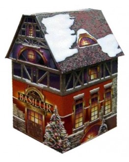 Чай BASILUR Christmas House Різдвяний Будиночок - Святкова 100 г ж/б (4792252100756)