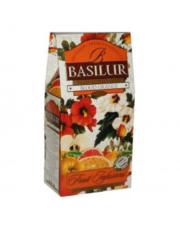 Чай BASILUR Blood Orange Червоний Апельсин - Фруктові Коктейлі 100 г к/п (4792252923898)