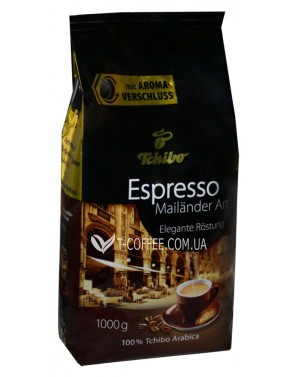 Кава TCHIBO Espresso Mailander Art зернова 1 кг (4046234158892) фото