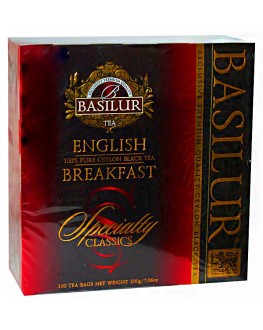 Чай BASILUR English Breakfast Англійський Сніданок - Обрана Класика 100 х 2 г (4792252922778)