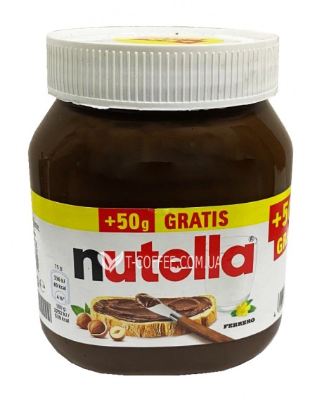Шоколадна паста NUTELLA 550 г скл. б (4008400402222)