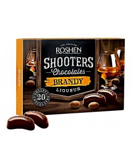 Цукерки ROSHEN Shooters Brandy Бренди 150 г в коробці