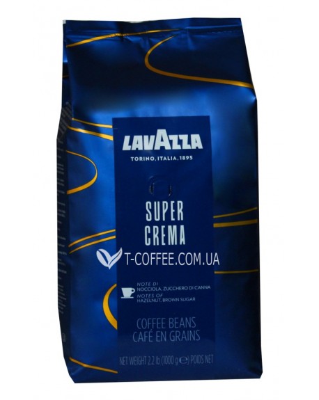 Кава LAVAZZA Espresso Super Crema зернова 1 кг (8000070042025)