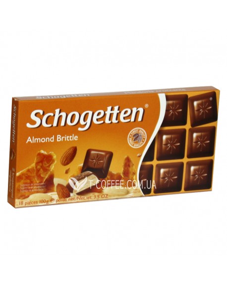 Шоколад SCHOGETTEN Almond Brittle Молочний Мигдальний Грильяж 100 г