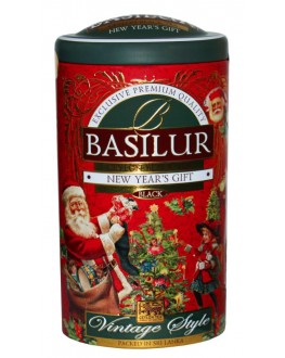 Чай BASILUR New Year's Gift Новорічний Подарунок - Вінтаж 100 г ж/б (4792252935273)