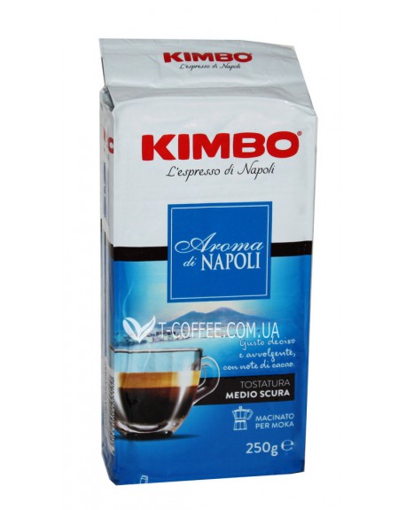 Кава KIMBO Aroma di Napoli мелена 250 г (8002200100100)
