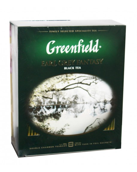 Чай GREENFIELD Earl Grey Fantasy Эрл Грей 100 х 2 г к/п (4823096801773)