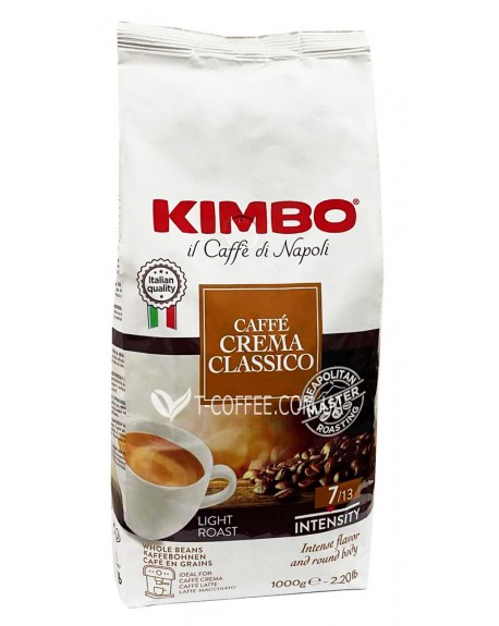 Кава KIMBO Cafe Crema Classico зернова 1 кг (8002200140694)