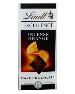 Шоколад LINDT Excellence Dark Chocolate Orange Intense Чорний Апельсин 100 г (3046920028370)