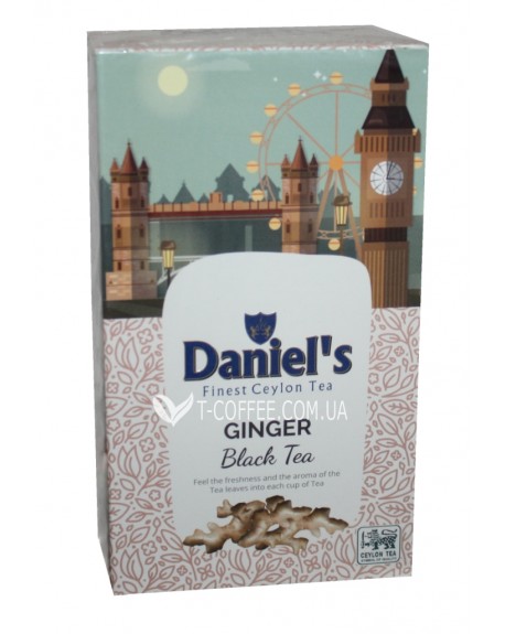 Чай DANIEL'S Ginger Black Tea 100 г к/п (4796017690568)