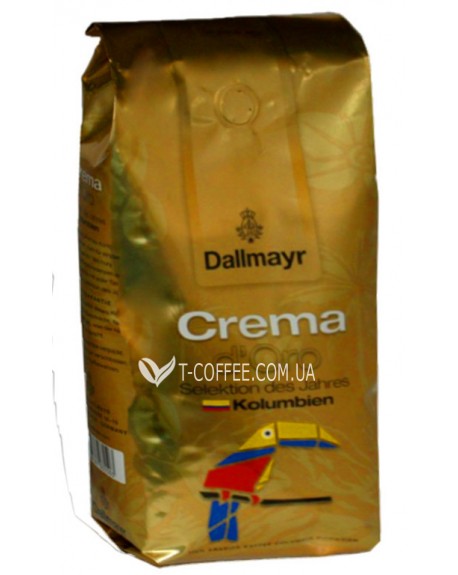Кава DALLMAYR Crema d'Oro Selection Des Jahres Kolumbien зернова 1 кг (4008167035503)