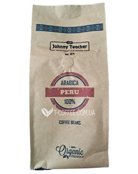 Кава JOHNNY TEACHER Monoarabica Peru зернова 453 г (4820211002022)