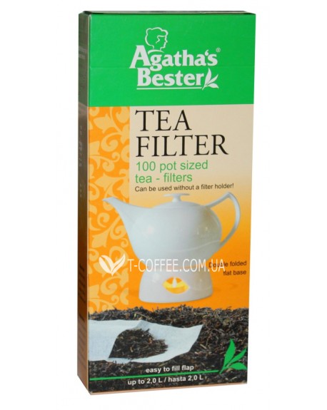 Фільтр-пакет AGATHA`S BESTER для чаю 100 х 2000 мл к/п (4003203410696)