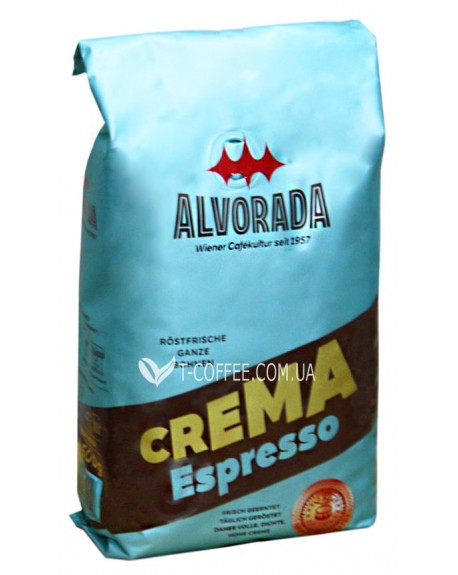 Кава ALVORADA Crema Espresso зернова 500 г (9002517300049)