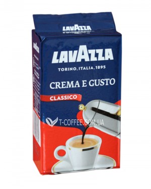 Кава LAVAZZA Crema e Gusto Classico мелена 250 г (8000070038768) фото