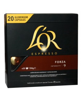 Кава L'OR Nespresso Espresso Forza в капсулах 20 х 5,2 г (8711000360811)