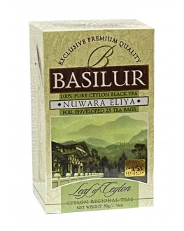 Чай BASILUR Nuwara Eliya Нувара Елія - Лист Цейлону 25 х 2 г (4792252001190)