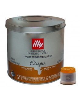 Кава ILLY IperEspresso Monoarabica Ethiopia в капсулах 21 х 6,7 г (8003753943732)
