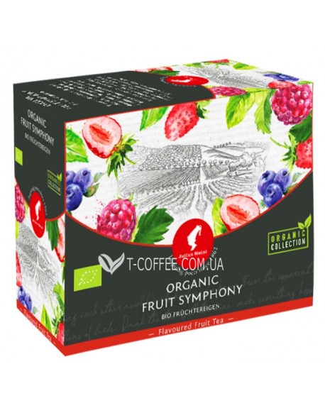 Чай JULIUS MEINL Bio Fruit Symphony Фруктовая Симфония 20 x 4 г (9000403832650)