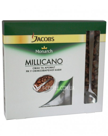Кава JACOBS Monarch Millicano цільнозернова розчинна 60 г к/п