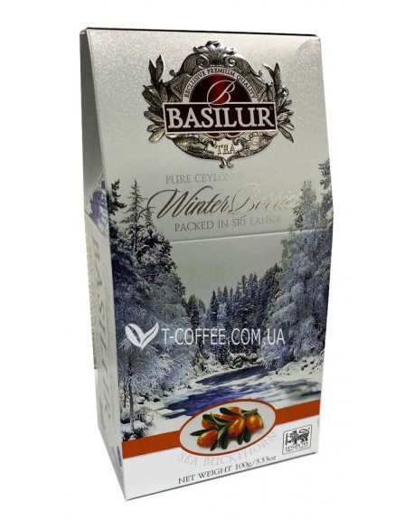 Чай BASILUR Sea Buckthorn Обліпиха - Зимові Ягоди 100 г к/п (4792252941519)