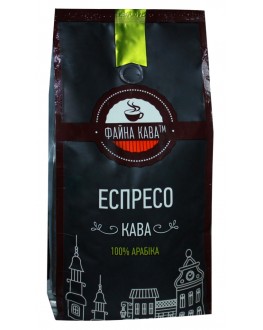 Кава ФАЙНА КАВА Еспресо 100% Арабіка зернова 1 кг (4820211002275)