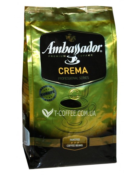 Кава AMBASSADOR Crema зернова 1 кг (4051146000986)
