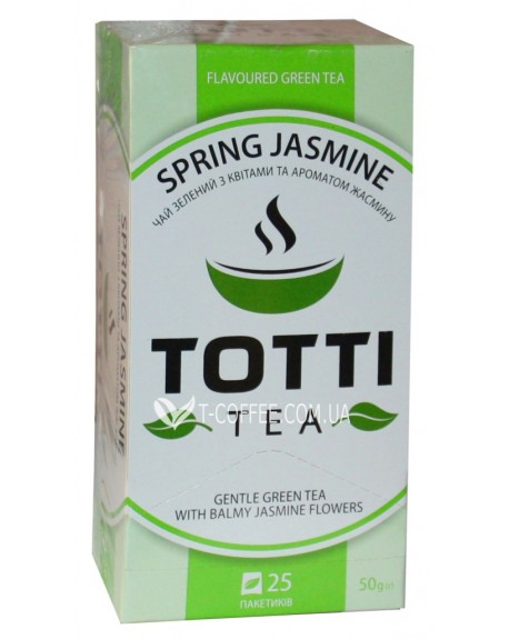 Чай TOTTI Spring Jasmine Весняний Жасмин 25 x 2 г (8719189233209)