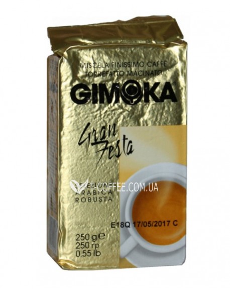 Кава GIMOKA Gran Festa мелена 250 г (8003012000138)