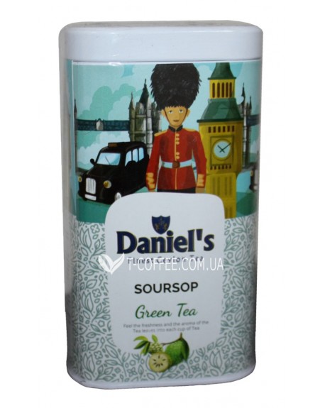 Чай DANIEL'S Soursop Green Tea 100 г ж/б (4796017690582)