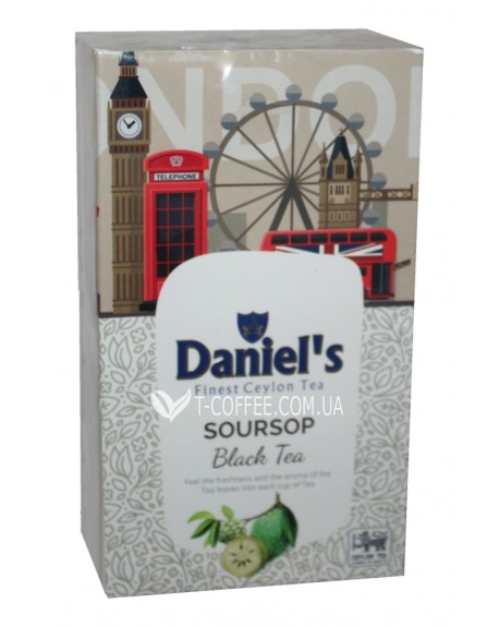 Чай DANIEL'S Soursop Black Tea 100 г к/п (4796017690575)