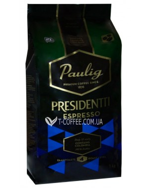Кава PAULIG Presidentti Espresso зернова 1 кг (6411300169337) фото