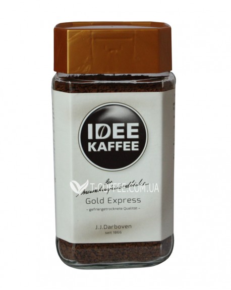 Кава JJ DARBOVEN Idee Kaffee Gold Express розчинна 200 г скл. б. (4006581003313)