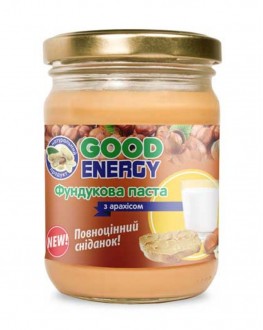 Фундукова паста з арахісом GOOD ENERGY 250 г (4820175571268)