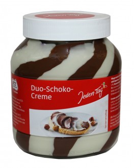 Шоколадно-горіхова паста Duo Schoko Creme 750 г скл. б. (4306188047964)