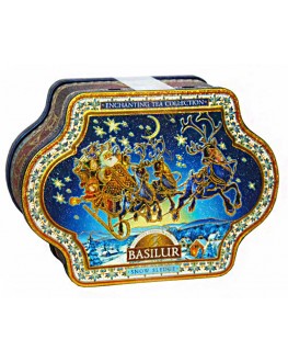 Чай BASILUR Snow Sledge Санки - Чарівна 100 г ж/б (4792252923911)