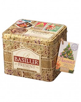 Чай BASILUR Gold Caddy Золотий Подарунок - Святкова 100 г ж/б (4792252100190) 