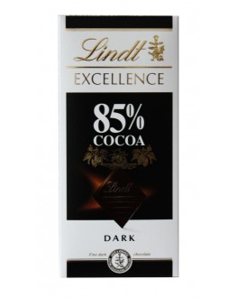 Шоколад LINDT Excellence Dark Chocolate Чорний 85% какао 100 г (3046920028363)