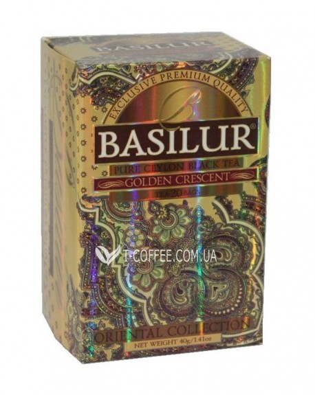 Чай BASILUR Golden Crescent Золотий Півмісяць - Східна 20 х 2 г