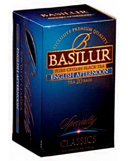 Чай BASILUR English Afternoon Англійський Полудень - Обрана Класика 20 х 2 г (4792252100879)