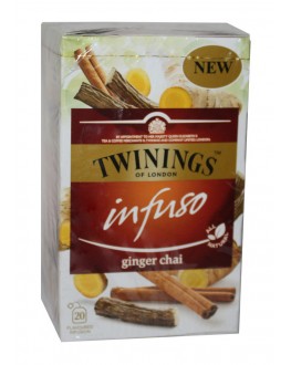Чай TWININGS Infuso Ginger Chai Імбир 20 х 2 г (070177226589)