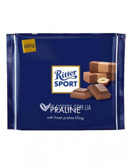 Шоколад RITTER SPORT Praline Молочний Праліне 100 г (4000417026002)