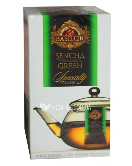 Чай BASILUR Sencha Сенча - Обрана Класика 10 х 3,5 г (4792252932340)