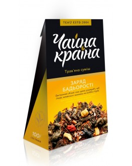 Заряд Бадьорості трав'яний чай Чайна Країна 100 г к/п