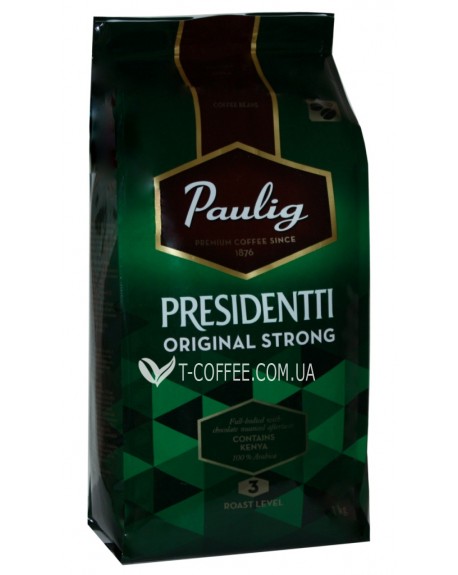 Кава PAULIG Presidentti Original Strong зернова 1 кг (6411300169344)